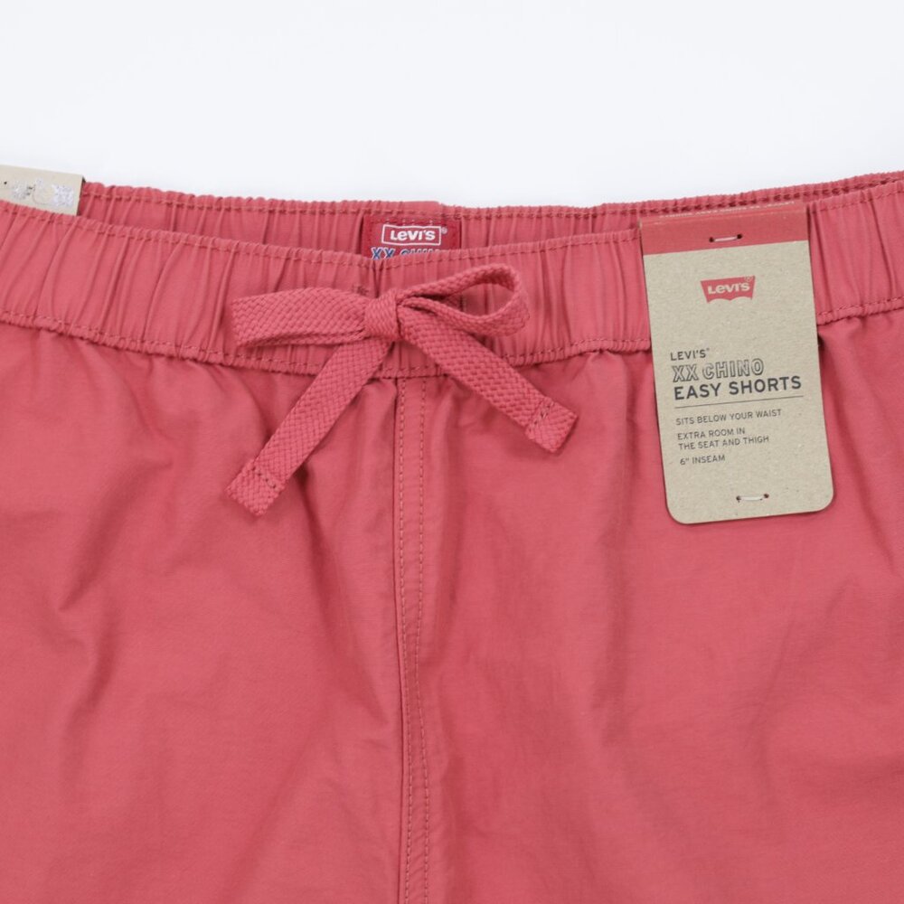 Levi's Men's XX Chino Easy 6" Elastic Drawstring Pocket Shorts Red Size XL - Picture 4 of 12